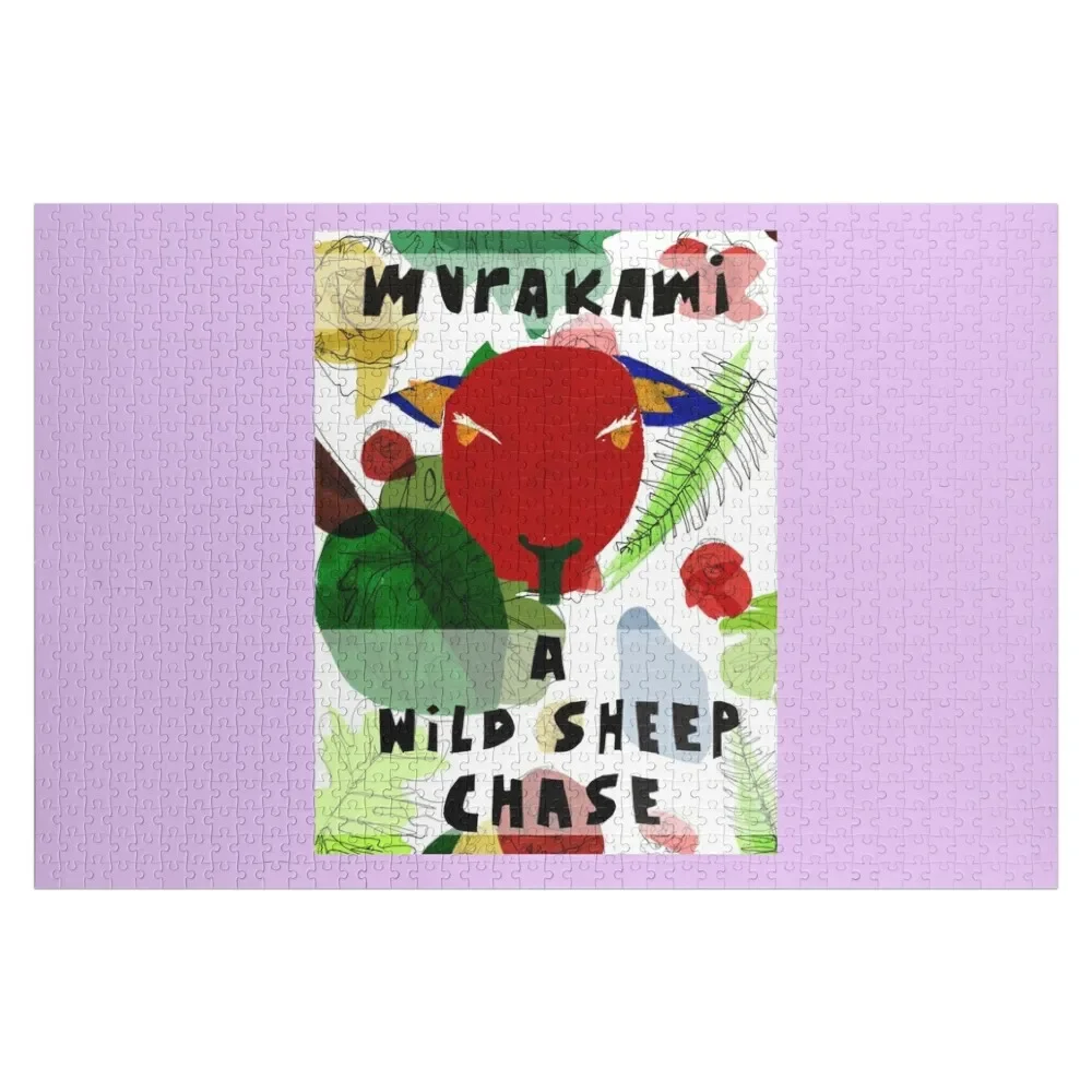 

A Wild Sheep Chase - Haruki Murakami Jigsaw Puzzle Customizable Gift Wooden Boxes Puzzle