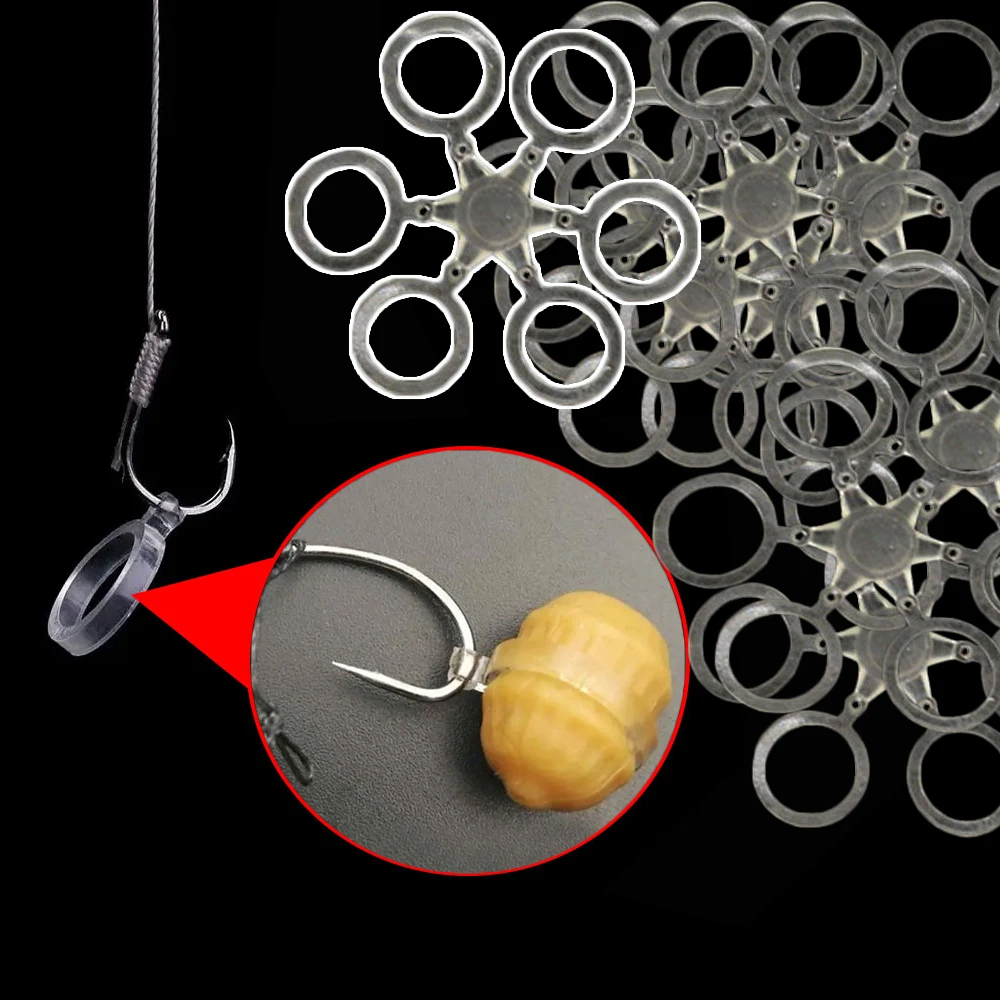 

10pcs Fishing Elastic Bait Bandage Hook Pellet Lure Fixed Bandage Boilie Lure Stops Holder Carp Fish Tackle Tool Accessories
