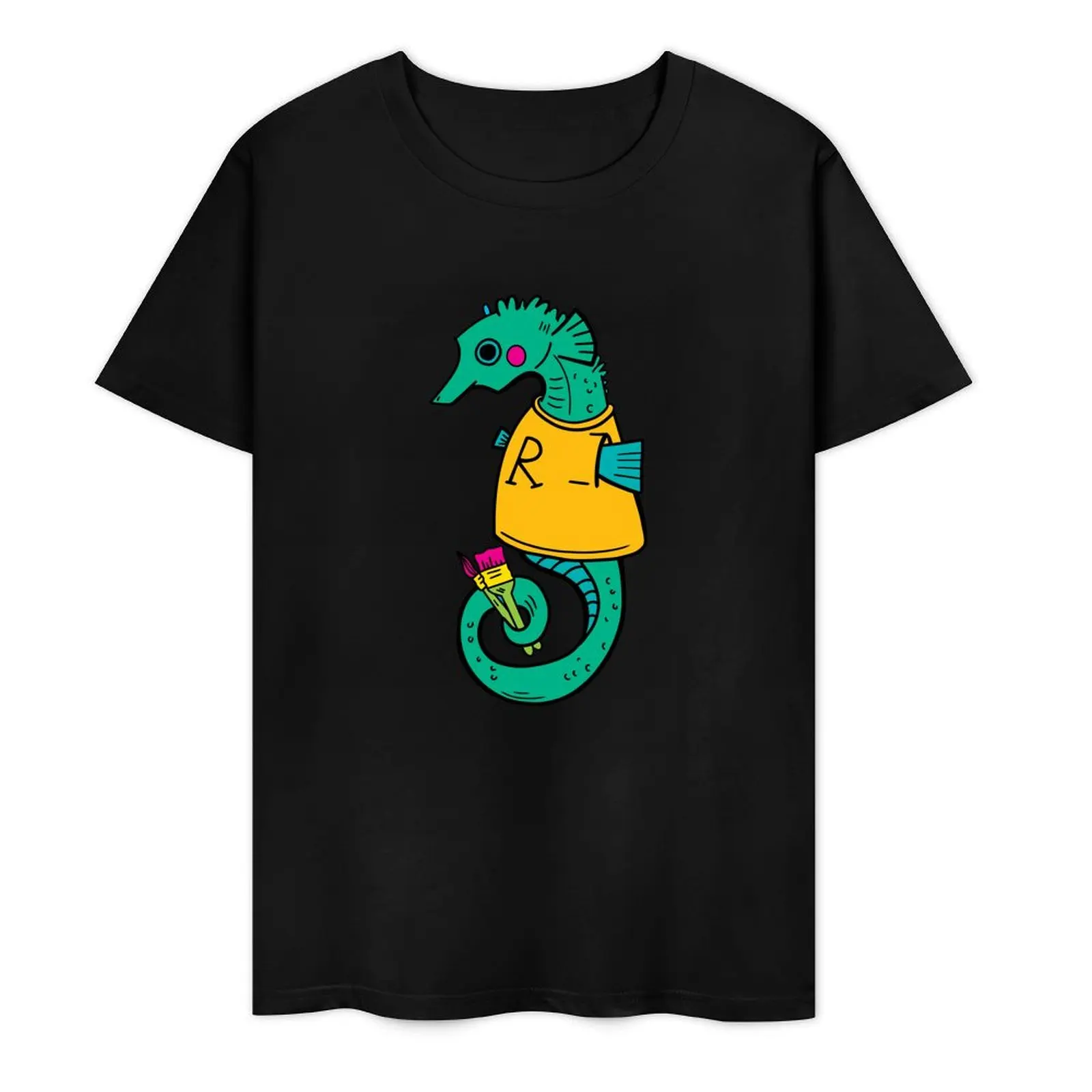 Ringling Seahorse T-Shirt summer clothes oversized mens t shirts