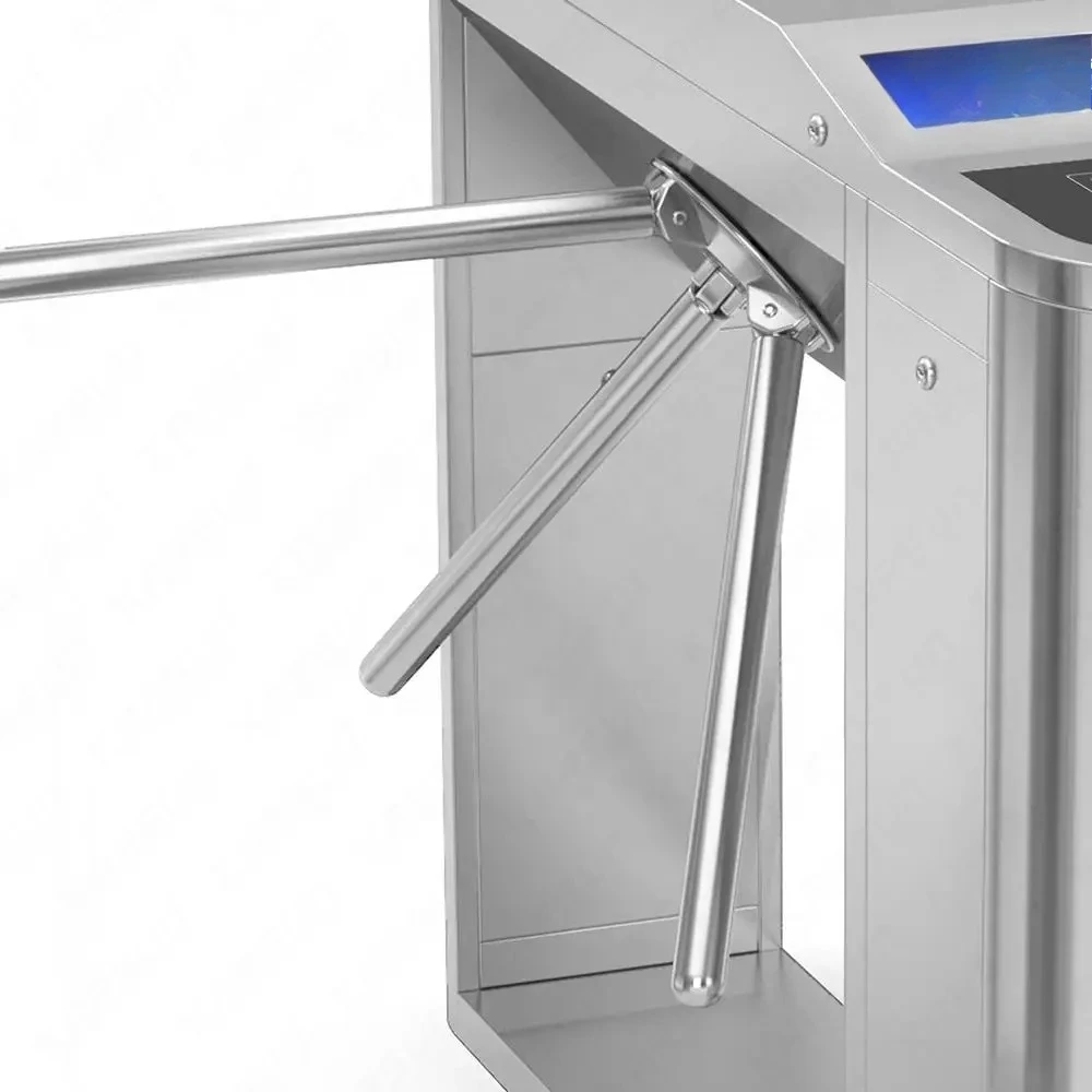 Tripod gate with ticket system for Amusement park tourniquet turnstile with QR code access  control