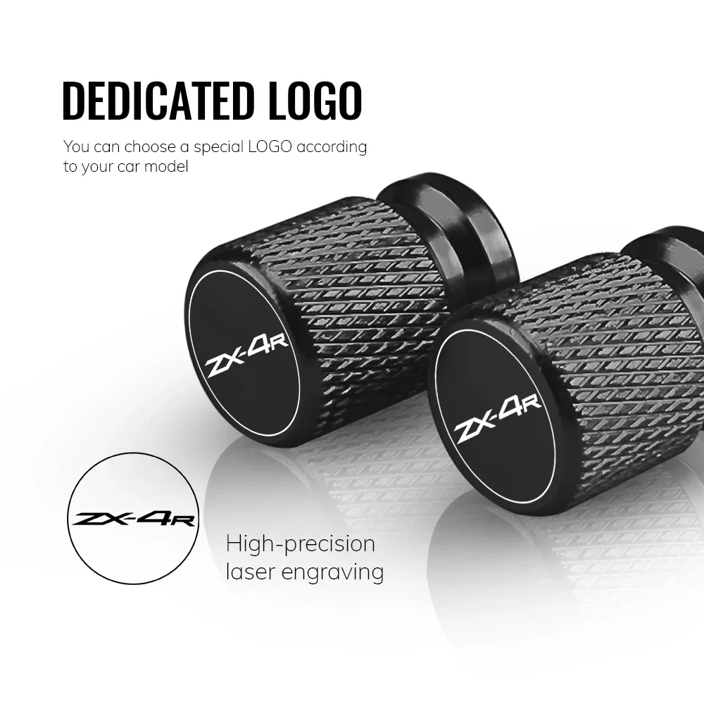 ชุดฝาครอบวาล์วมาตรฐาน อุปกรณ์ตกแต่งรถมอเตอร์ไซค์ ZX 4RR Ninja ZX 4R ZX4R ชุดฝาครอบยาง CNC อลูมิเนียม สำหรับ Kawasaki Ninja ZX4RR