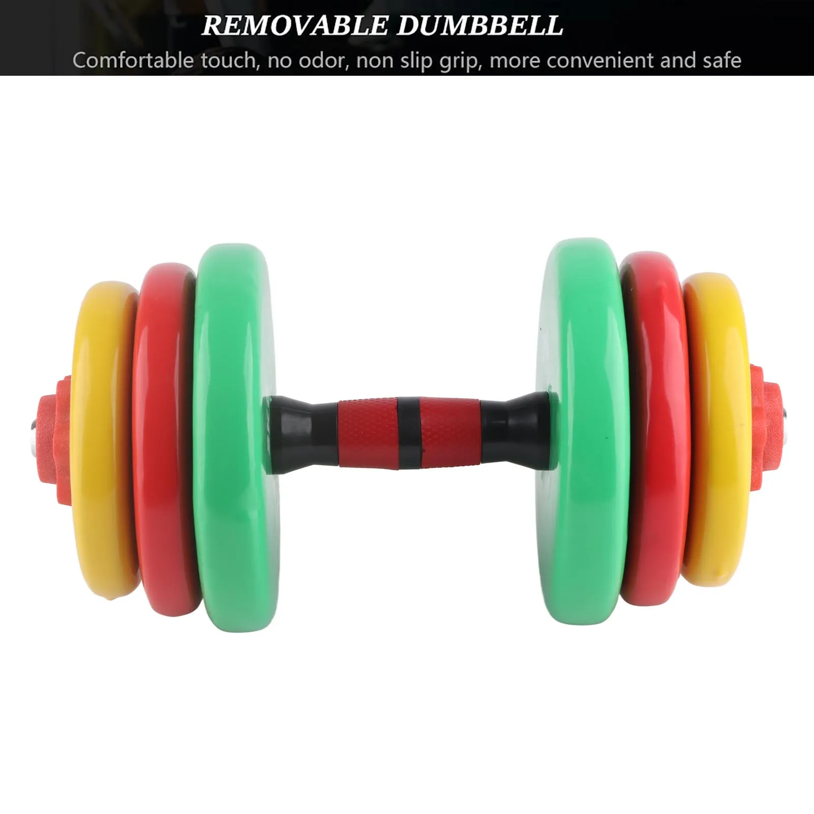 

Colorful Dumbbell Fitness Dumbbell Hand Dumbbell Colorful Removable Non Slip Grip Fitness Gym Home Weight Lifting Hand Dumbbell