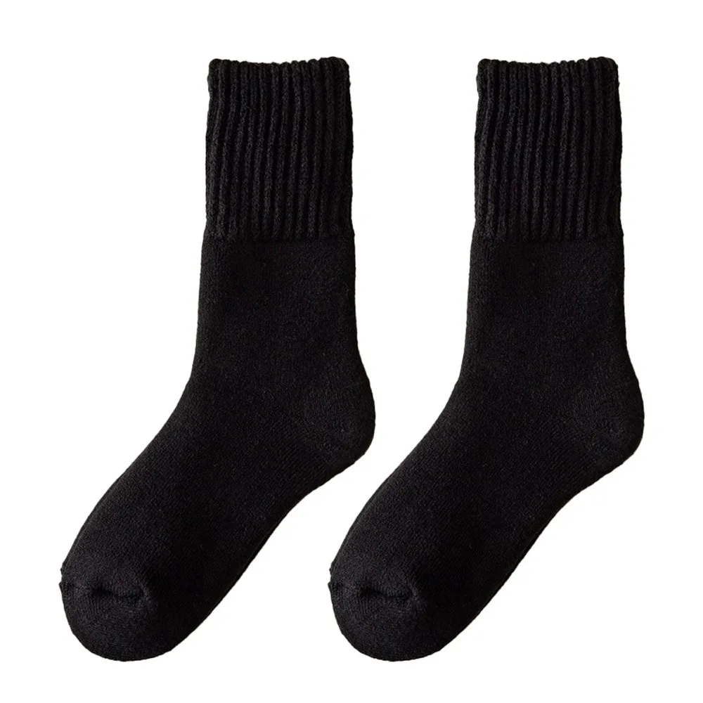 

Fashion EU38-44 Men Thicken Sock Elastic Cold Protection Merino Wool Socks Snow Terry Socks Winter Warm