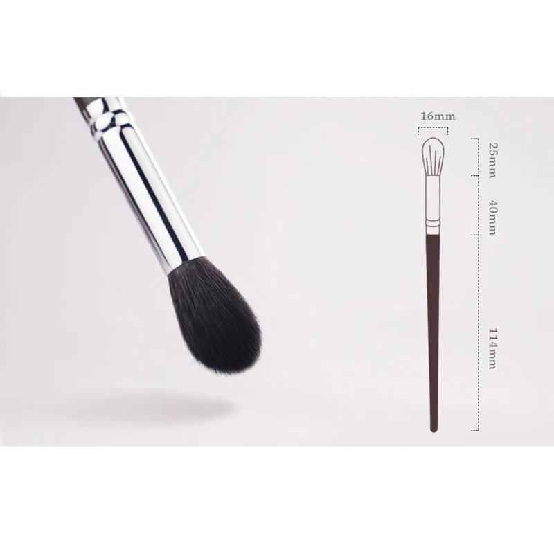 CHICHODO Makeup Brush-Luxury Ebony Handle Natural Hair 41Pcs Brushes Series-019Goat Hair Highlighter Brush