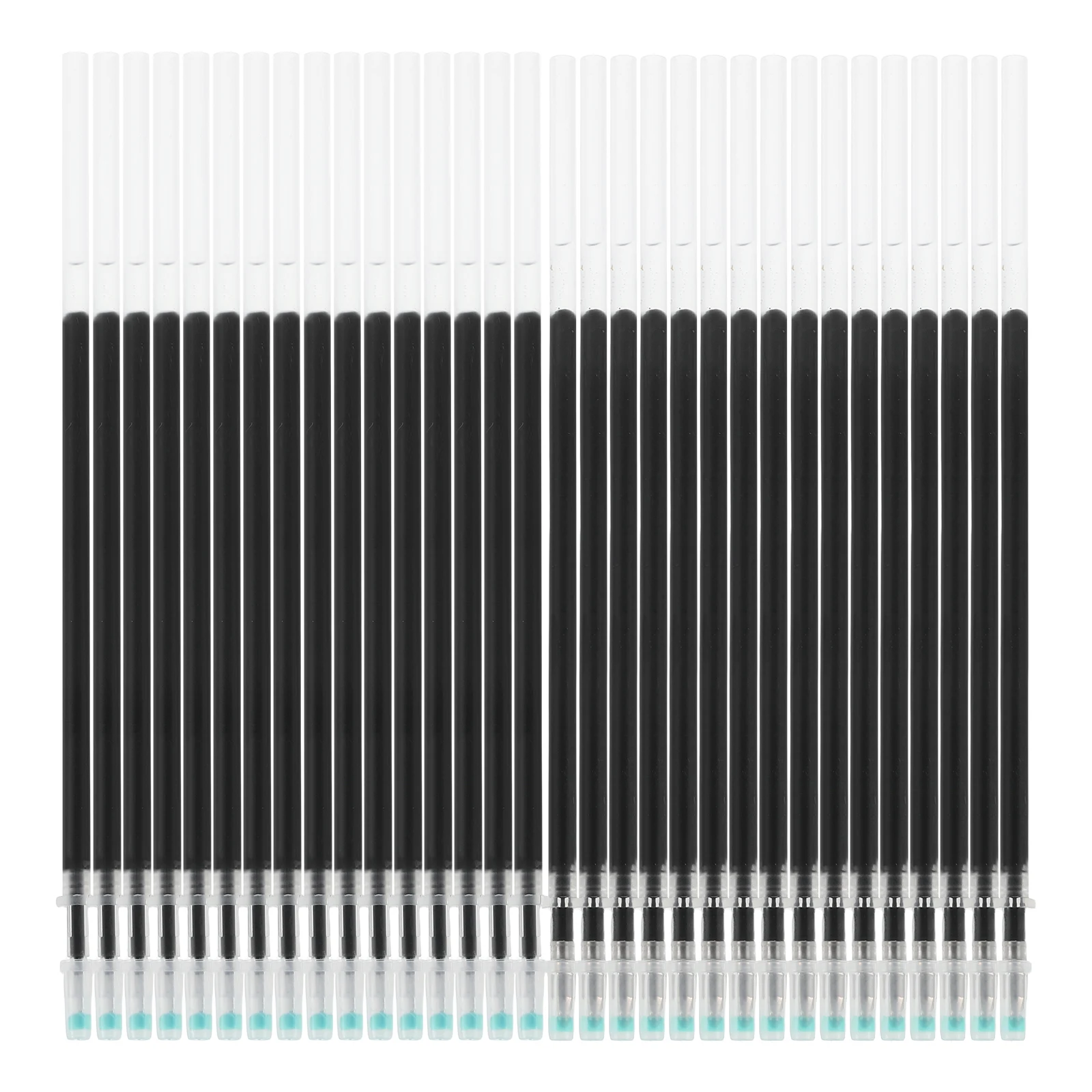 

100 Pcs Pen Refill Black 0 5mm Quick Drying Ink Student Exam Office Signature Long Lasting Plastic Gel