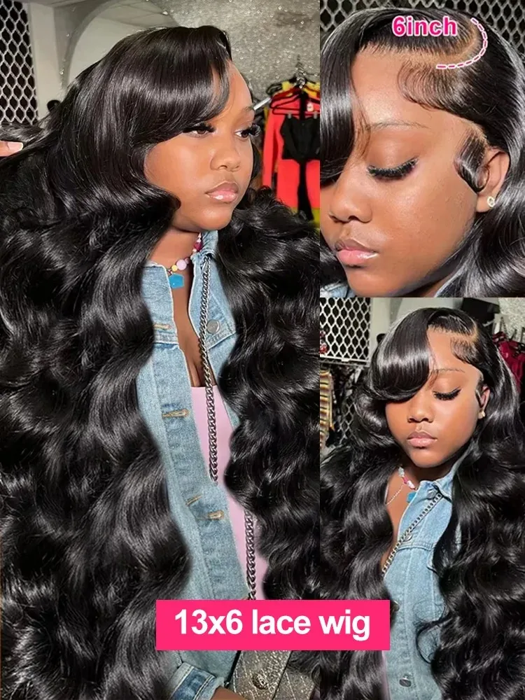 Mossily 250 Dichte Körperwelle Echthaar Perücken 13x6 HD Lace Frontal Perücke 30 40 Zoll Wasserwelle 13x4 Lace Front Perücken Brasilianisches Remy