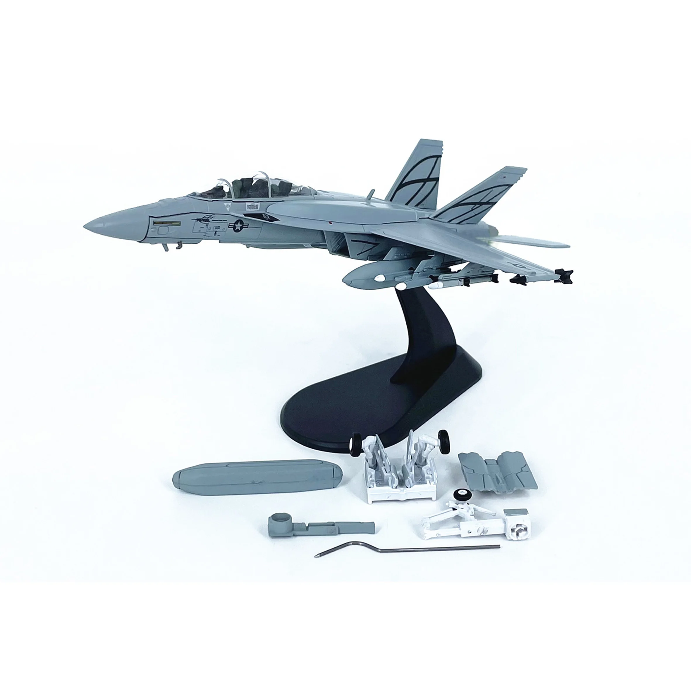 1: 100 US F/A-18F fighter model Alloy finished aircraft model