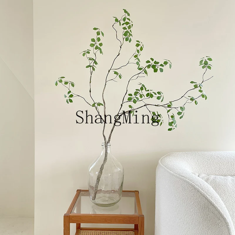HJ simulated green plant Guanyinlian desktop floor decoration potted plant ornament fake flower indoor living room bedroom plant