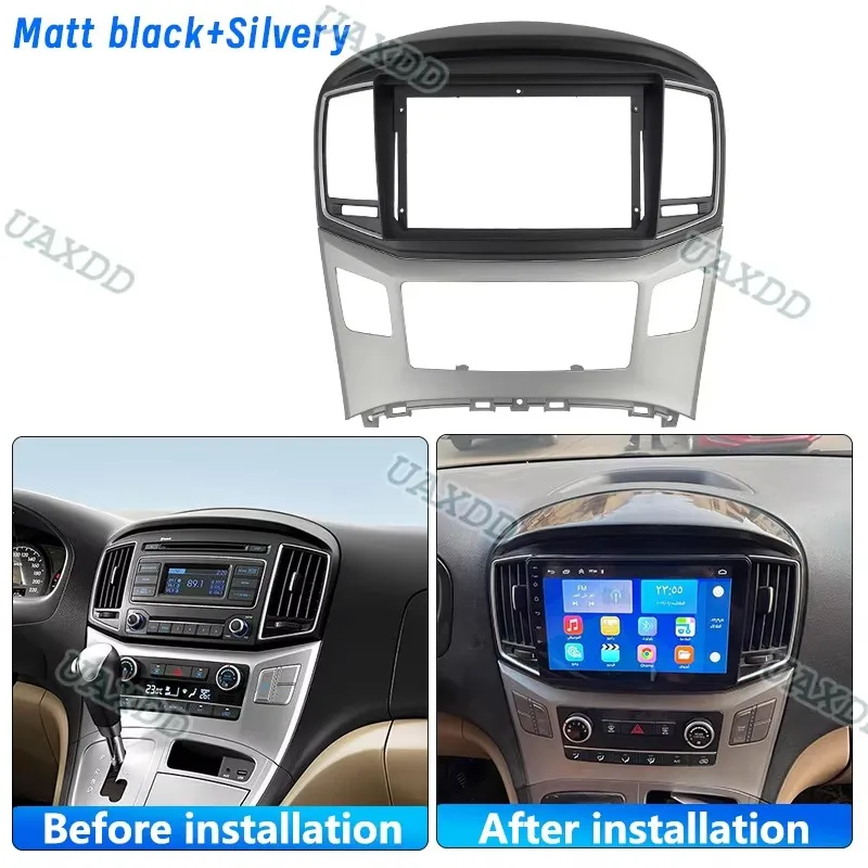 For  HYUNDAI 2015 STAREX H1 9INCH Car Radio Android Stereo audio screen multimedia video player navigation cables Harness frame