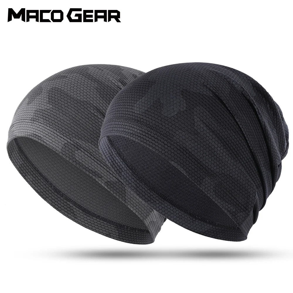 Cappello da corsa Cooling Skull Cap traspirante assorbimento del sudore protezione solare per escursionismo all\'aperto viaggi arrampicata campeggio