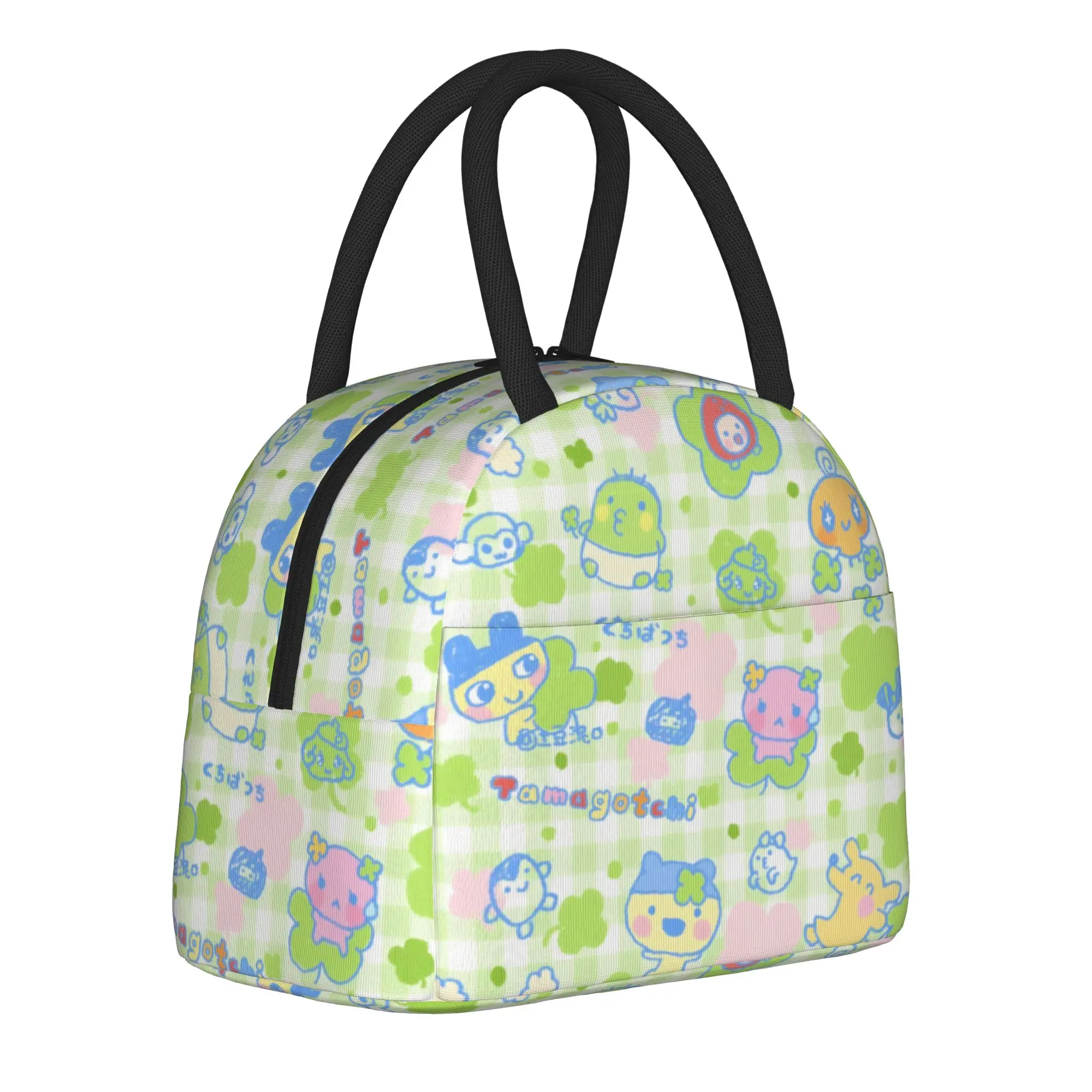

Tamagotchis Cartoon Games Thermal Insulated Lunch Bags for Work Portable Food Bag Men Women Cooler Thermal Lunch Boxes