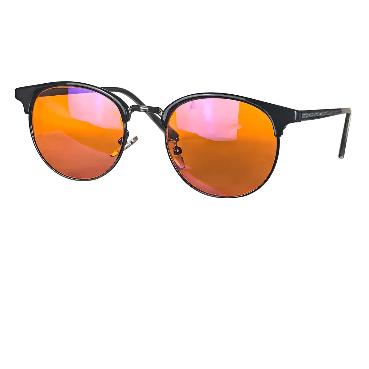 SHINU Orange Brille Damen Anti-Blaulicht-Brille Rote Gläser zum besseren Schlaf Klassische Nachtsicht-Blaulicht-blockierende Brille – Detail 14