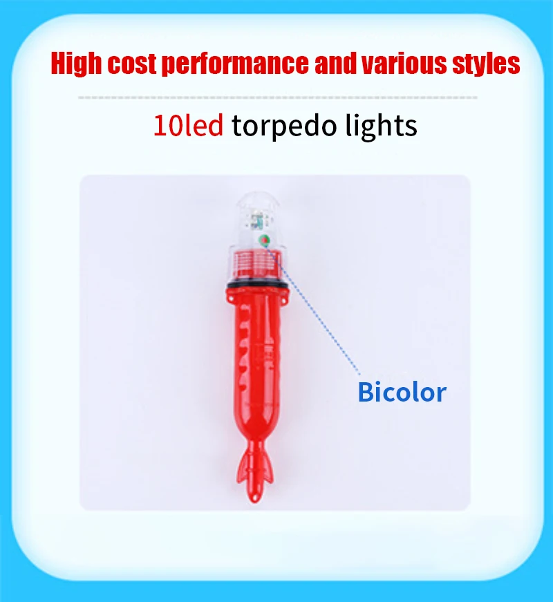 Fishing Net Mark Light Underwater LED Light-controlled Fishery Signal Light Fishing Net Mark Light Marine Flash Warning