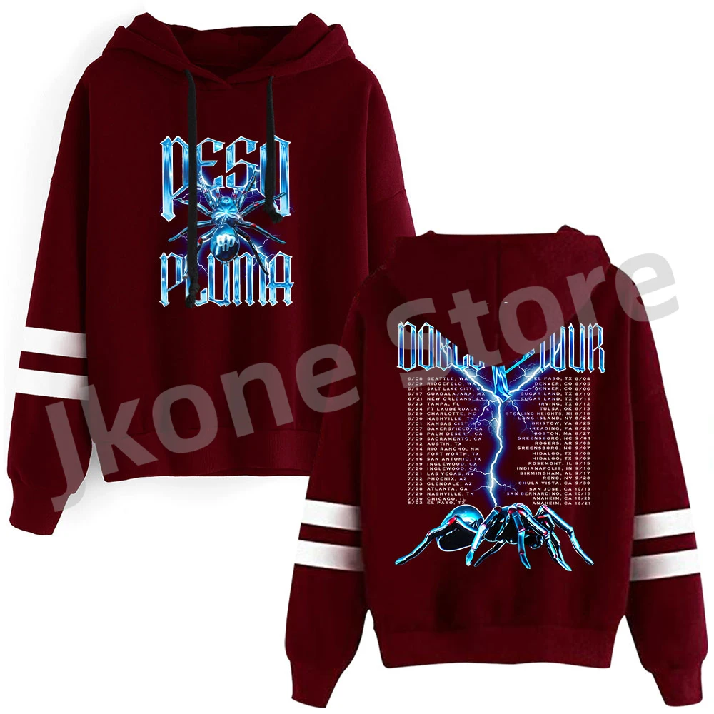 Peso Pluma Tarantula Tour Hoodies Doble P Merch Print Winter Women Man Fashion Funny Casual Streetwear