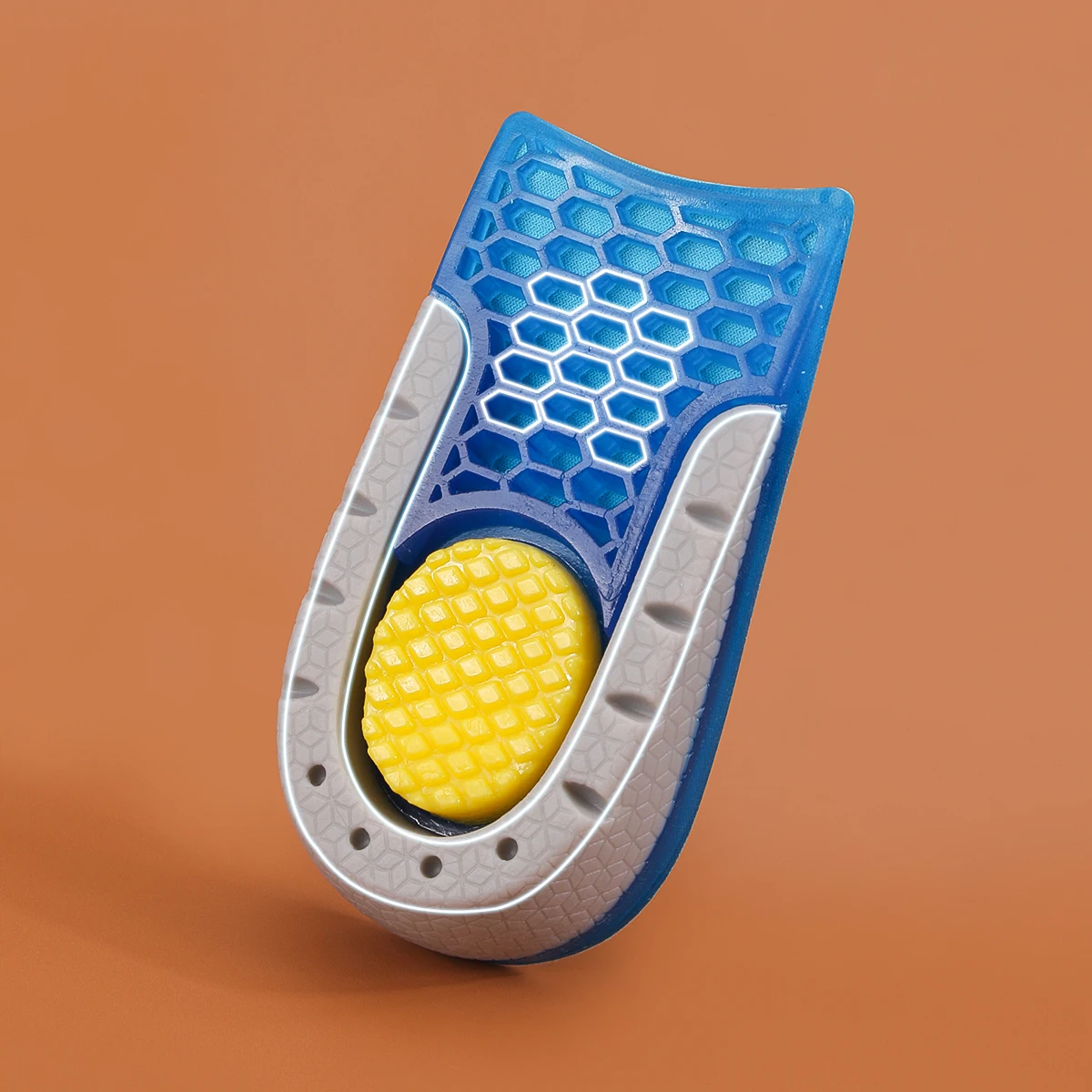 Silikon-Einlegesohlen zur Erhöhung der Körpergröße, 1 Paar, stoßdämpfende Fersenpolster, Einlagen zur Höhenerhöhung der Schuhe für Männer und Frauen, 1,5 cm – Detail 8