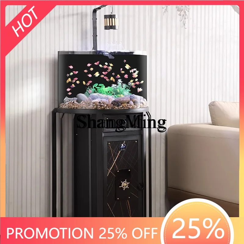 

FGgood-looking ecological stream acrylic fish tank aquarium household floor creative fish tank