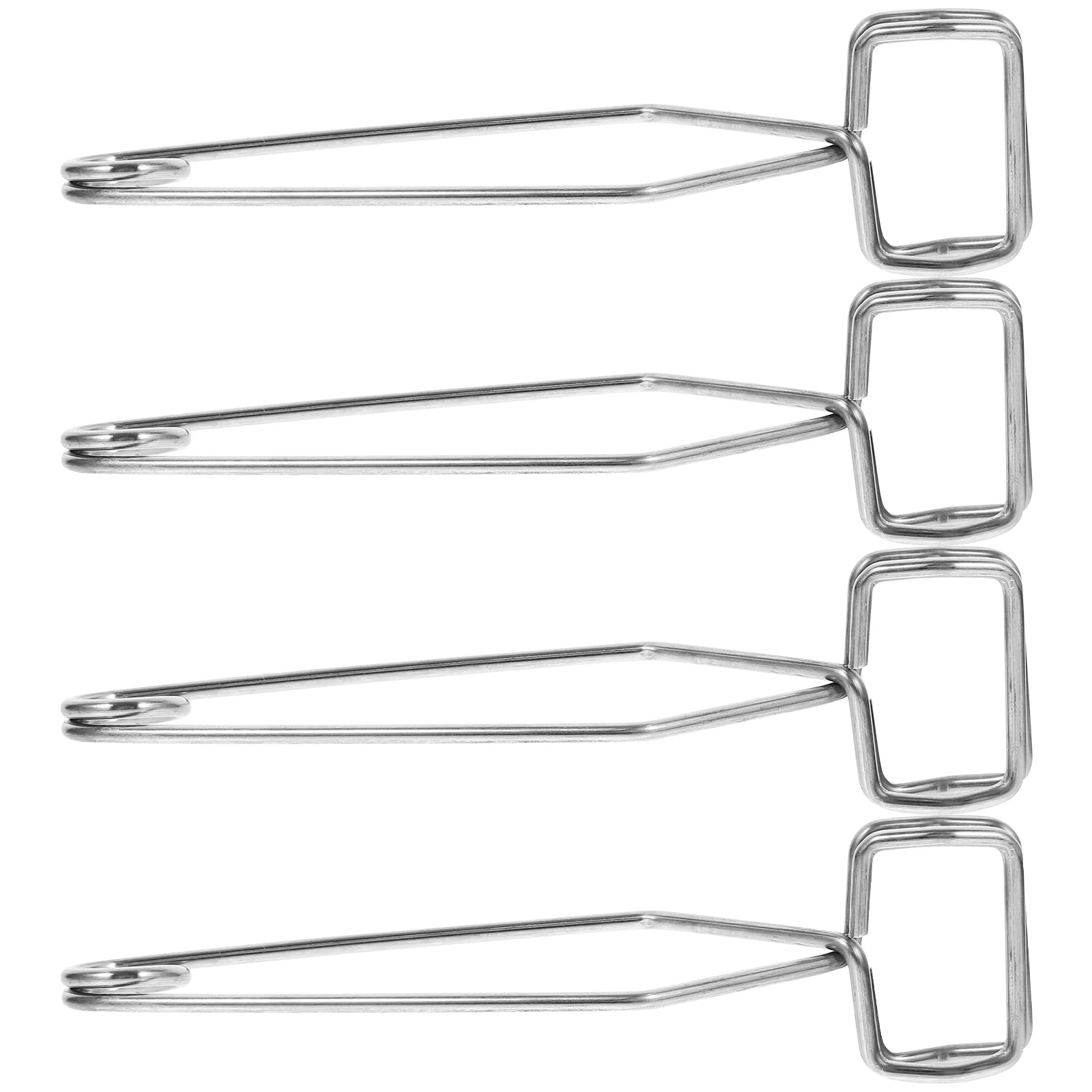 

4 pcs Test Tube Clamp Lab Clamps High Temp Self Closing Spring Structure Teaching Equipment Supply