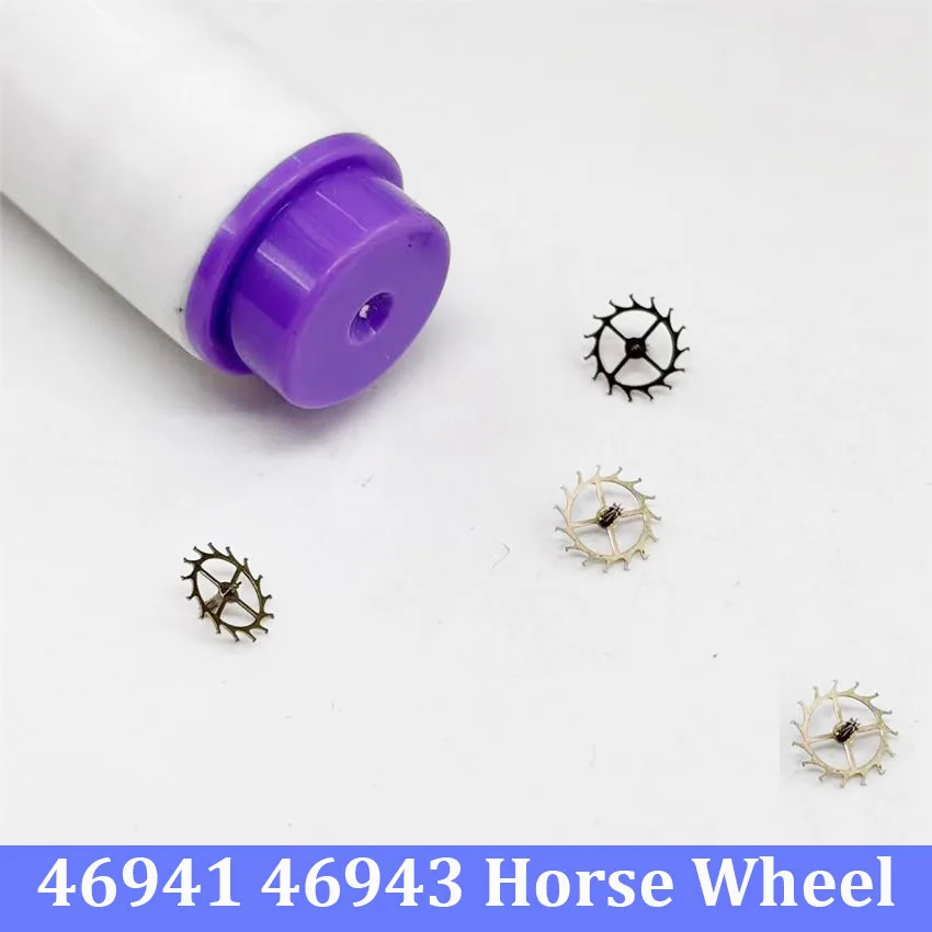 3PCS Mechanical Watch Escapement Wheel Horse Wheel Lotus Wheel Watch Parts Accessories Compatible with 46941 46943