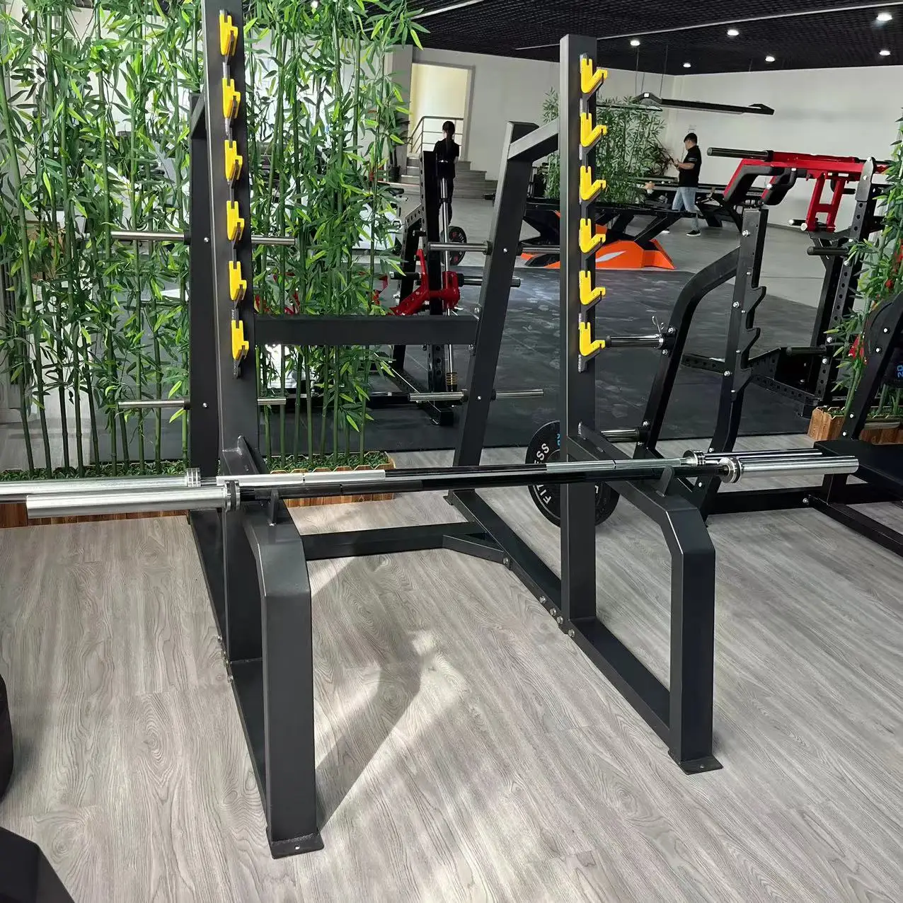 Commercial Gym Steel Power Rack Machine Functional Trainer Squat Rack with Cables Dumbbell Rack