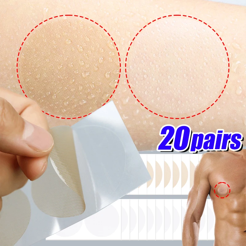 Men Invisible Non-marking Disposable Nipple Cover Adhesive Lingerie Stickers Bra Pad Soft Breast Round Intimates Accessories