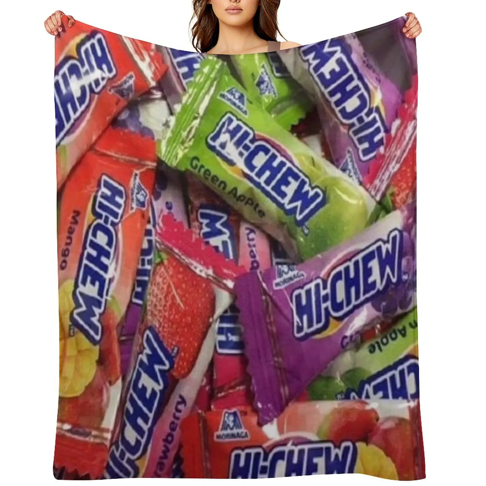Manta de Caramelo Hi-Chew, Ropa de Cama, Mantas de Invierno para Sofá para Bebés