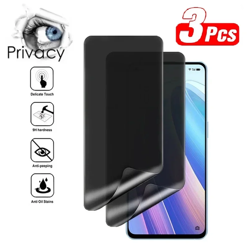 3Pcs For Privacy Hydrogel Film Xiaomi POCO F5 X5 Pro X4 F3 F4 GT X3 Pro X3 Nfc M3 M4 Pro M5S M4 Coverage Screen Protector