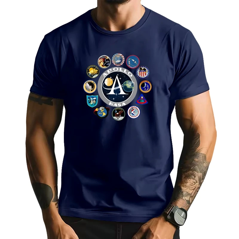 

Apollo Missions Patch Badge T-Shirt Shirt Program T-Shirt