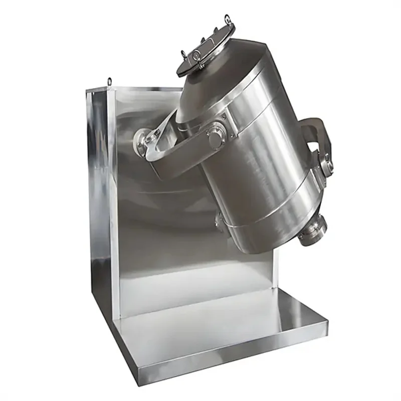 Stainless Steel 3D Swing Rotating Blender hree Dimensional Stirrer Mixing Machine Powder Mixer for Flour Herbs Additive