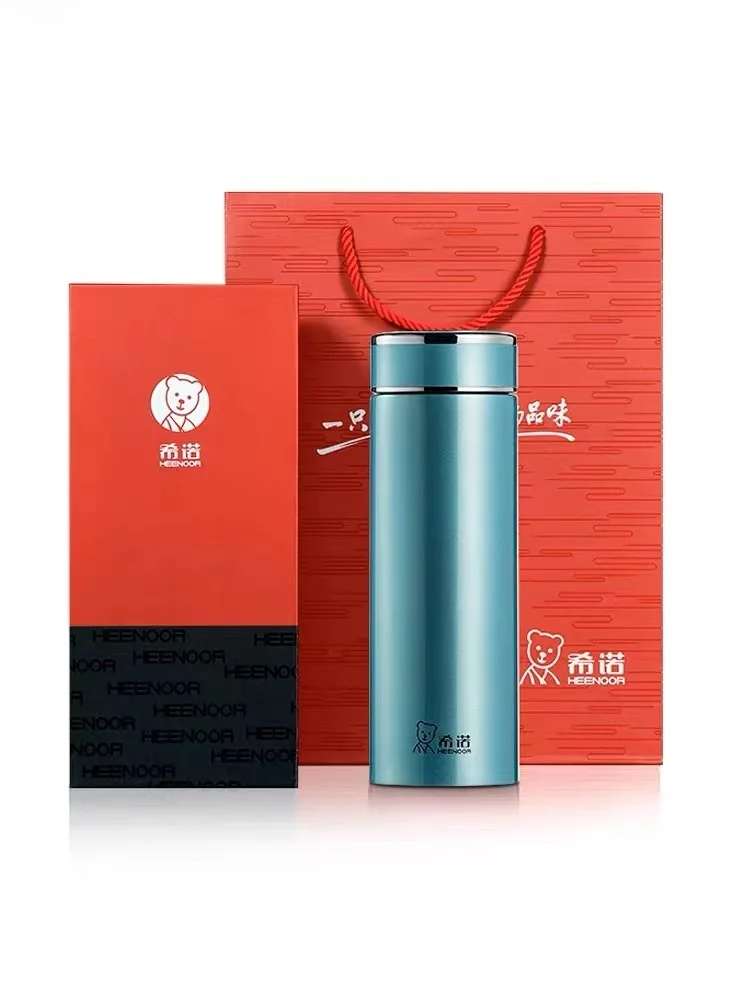Busin Portable Large Capaci 304 Stainl Steel Insulated Tea Cup High End Simple Office Brewing Water Cup HEOR