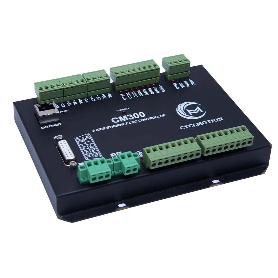 newly CNC engraving machine control card Cyclmotion supports 5axis RTCP 3D simulation processing trajectory,real-time tool path