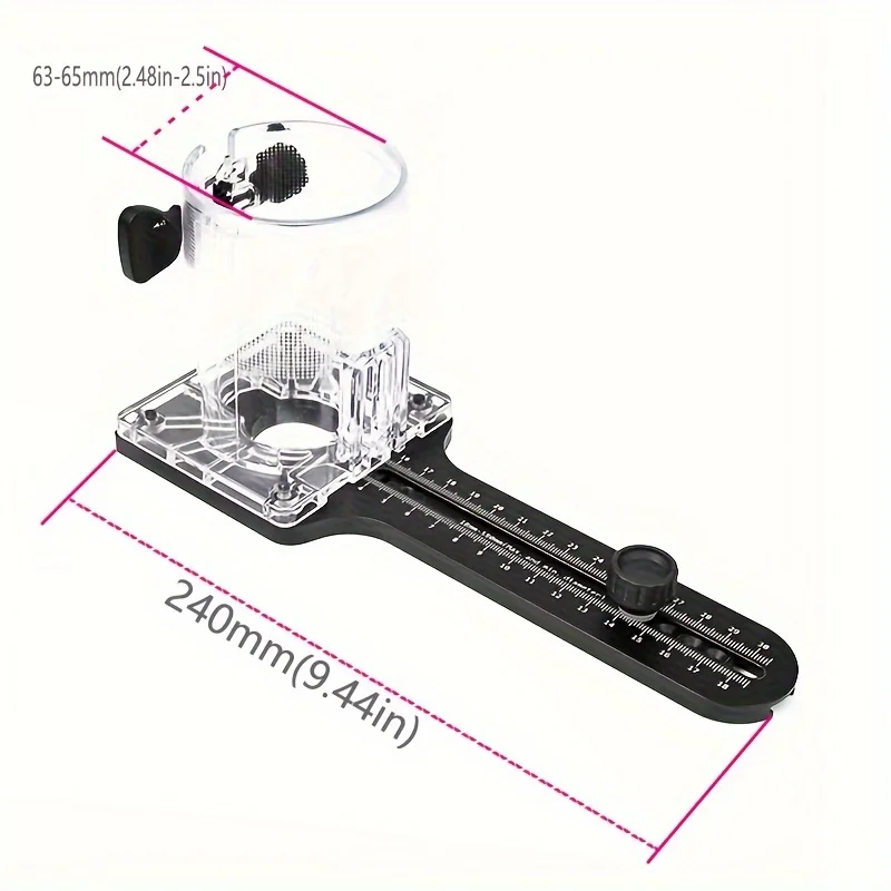 1Set Circle Cutting Jig For Electric Hand Trimmer Wood Router Milling Circle Slotting Trimming Machine DIY Woodworking Tools