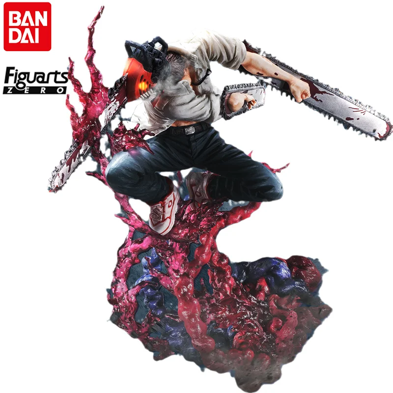 Originele Bandai Figuarts Zero Kettingzaag Man Denji Figuur Anime Actie Model Verzamelbaar Speelgoed Cadeau