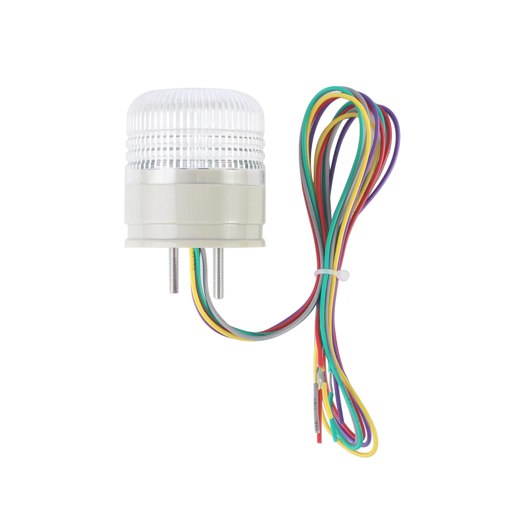DC 12V 24V 小信号警告灯 3 色緑赤黄インジケータ LED セキュリティアラーム点滅/ブザー付き常時点灯