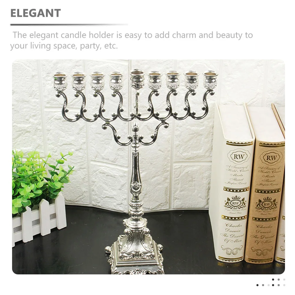 حامل على الطراز الأوروبي لحفلات الزفاف قطعة مركزية منضدية الديكور عشاء ضوء الشموع حامل الشمعدانات المعدنية