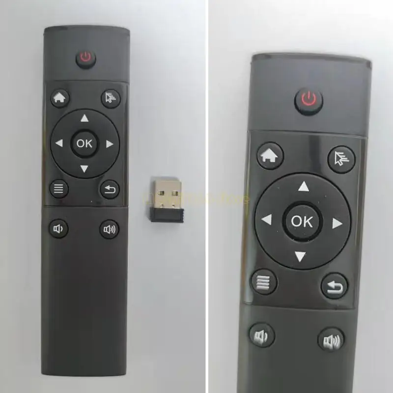 F62C Universal Wireless 2.4GHz Air Mouse Control Remoto con Receptor USB para Box Plug for Play Drive Gratis