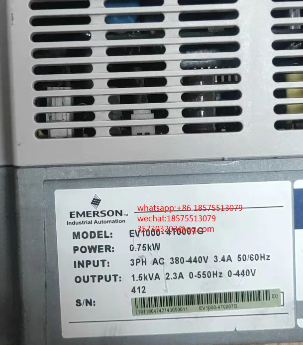 0.75KW 0.75KW inversor, 1 Pc, para emerson ev1000-2S0007G