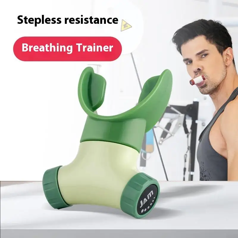 

Breathing Trainer Lung Respirator Fitness Equipment Respiratory Silicone High Altitude Training Outdoor Expiratory Exercise Tool
