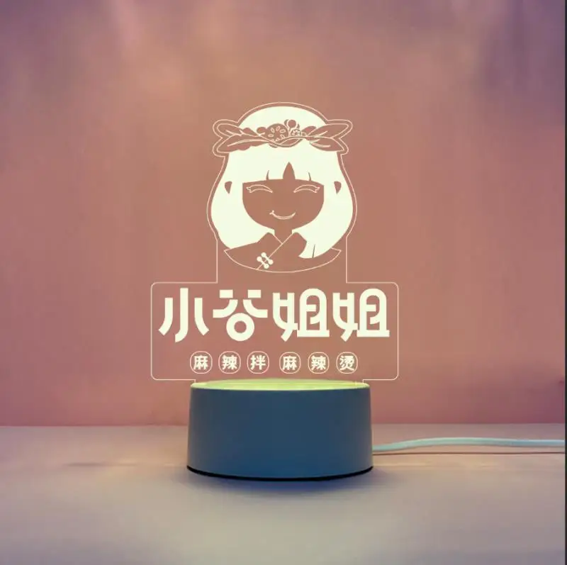 Рисунок 3 - Креативный 3D маленький ночник USB Ins