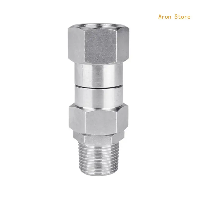 

Durable Quick Connector Rustproof Kink 3/8'' NPT Male Thread Fitting Joint for Pressure Washer Hose Fitting H3CF