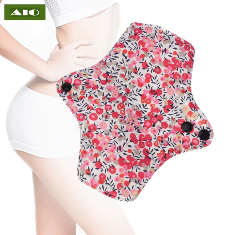 [AIO] mamma riutilizzabile in cotone pieno Postpartum cuscinetti per allattamento mensile assorbente igiene tovagliolo lavabile Lady guarnizioni mestruali 18*20cm