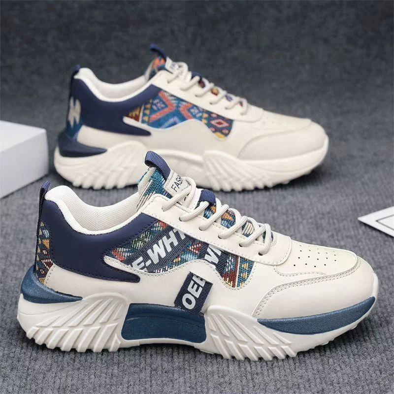 Men's shoes 2026 new summer breathable sports and leisure shoes versatile trend running shoes dad shoes