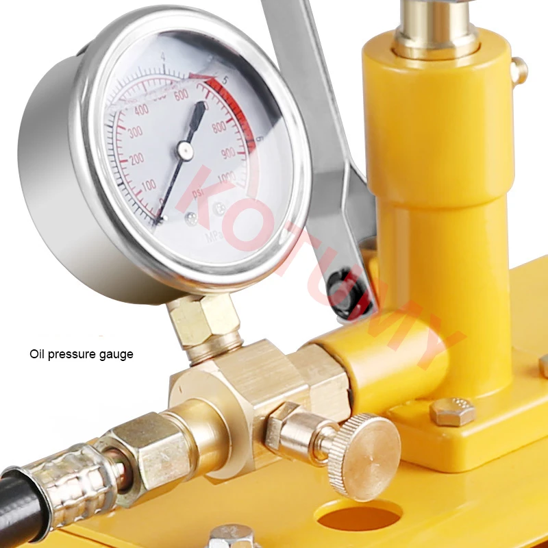 Manual Pressure Test Pump 25KG Water Pressure Tester Pipeline Leak Detector Pressure Pump Water Pipe Pressure Test Pump