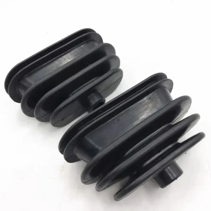 2PCS Excavator Doosan Daewoo DH55-7 60-7 80-7 Walking Foot Valve Throttle Dust Cover Push Rod Rubber Cover