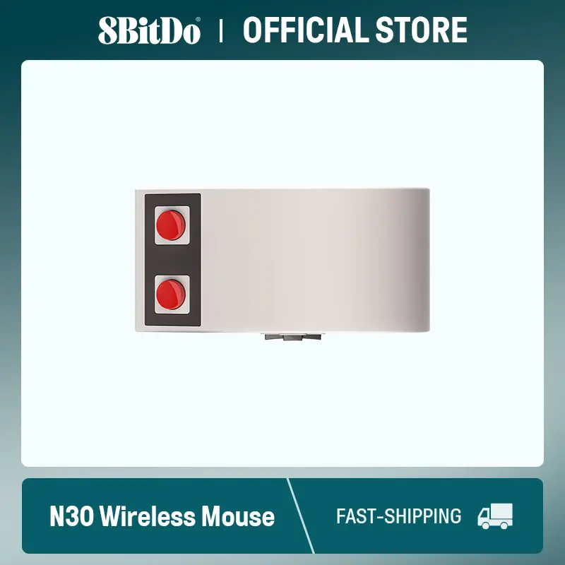 8BitDo N30 Wireless Mouse  with D-pad navigation button 3D touch panel for windows mac OS