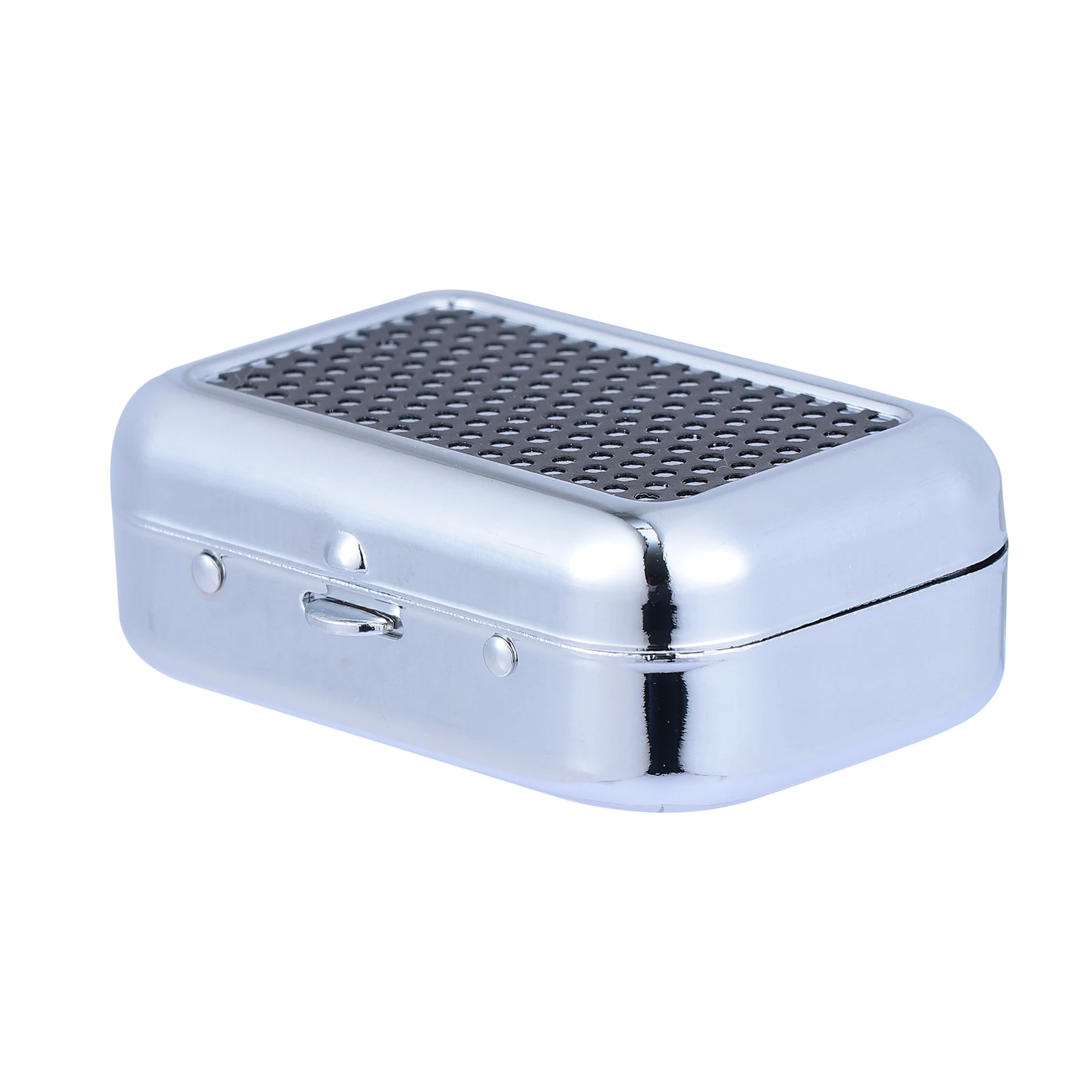 

Stainless Steel Outdoor Ashtray Portable Cigarette Container Indoor Pocket Metal Home Office Smoke Ash Storage
