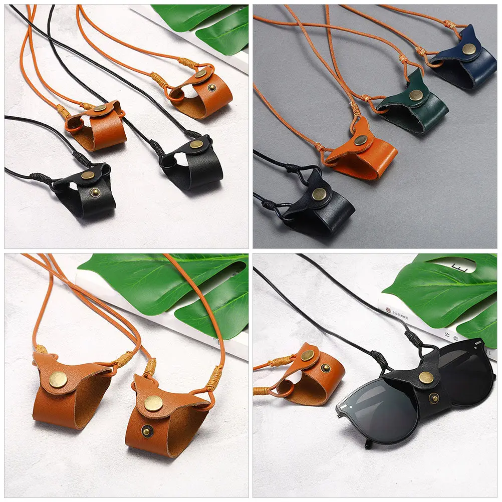 Eyeglasses Sunglasses Keeper Faux Strap Sturdy Holder Necklace Cord Stylish Eyewear Lanyard for Workout Biking Everyday