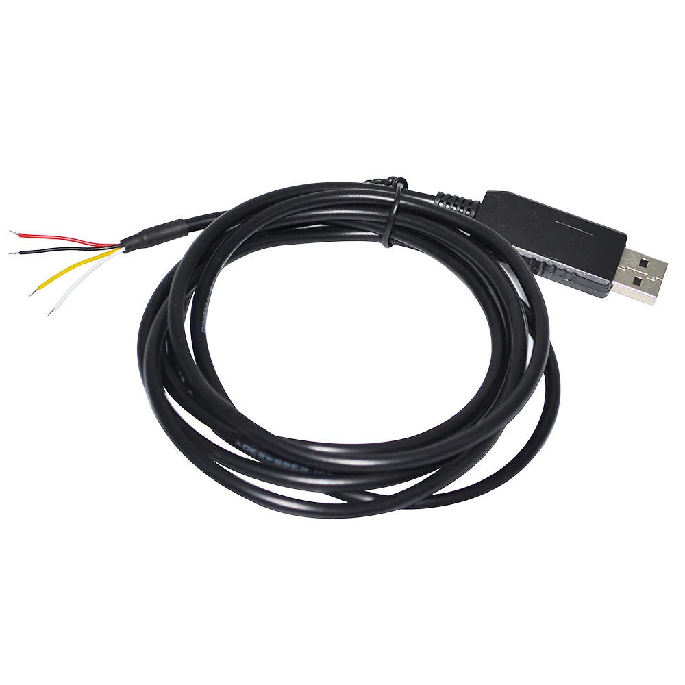 INDUSTRIAL FTDI FT232RL USB TO UART TTL 3.3V 3V3 4 CORE 4PIN WIRE END OPEN CABLE COMPATIBLE WITH TTL-232R-3V3-WE VCC GND TXD RXD