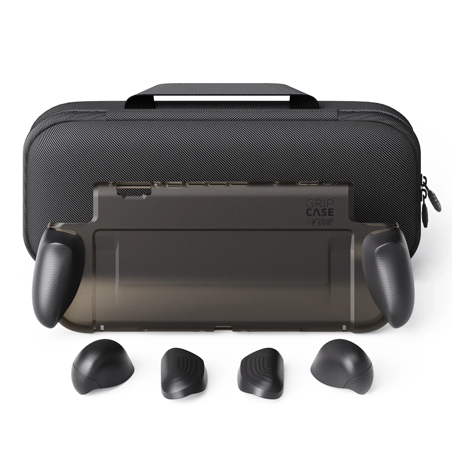 Savage Raven by Skull & Co. GripCase Bundle MaxCarry Case Cover Protective Case Storage Bag for Nintendo Switch 2