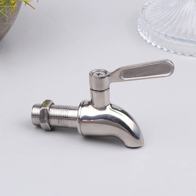 Household 304 Stainless Steel Spigot Water Tap Faucet For Beer Juice Beverage Drink Wine Barrel Dispenser Tap Replace