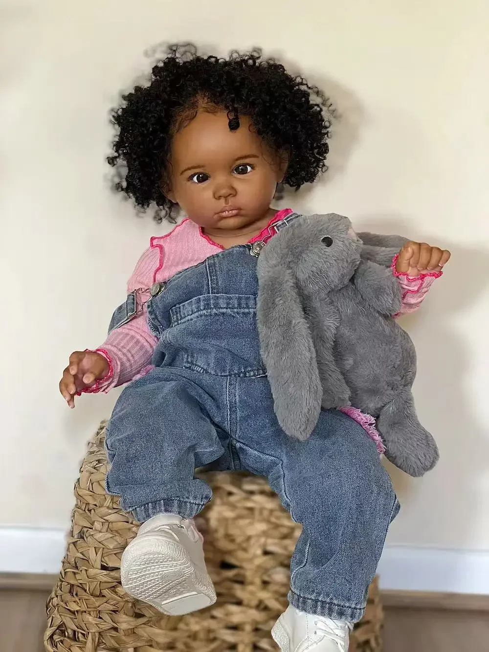 DLS Customized Limited Supply 28inch Reborn Baby Julieta Black Complexion African Girl Already Finished different dress